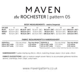 Maven Patterns The Rochester Dress Paper Sewing Pattern