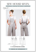Sew House Seven Burnside Bibs Paper Sewing Pattern