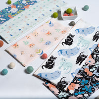 Kitty Garden Fat Quarter Bundle, 5 Total - Birch Fabrics