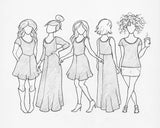 Sew Liberated Stasia Dress and Tee Paper Sewing Pattern