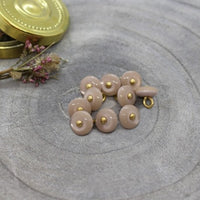 Jewel Buttons in Blush - Atelier Brunette