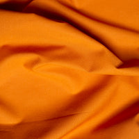 Organic Cotton Poplin Fabric in Orange - Birch Fabrics - 1/2 yard