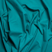 Organic Cotton Poplin Fabric in Teal - Birch Fabrics - 1/2 yard