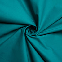 Organic Cotton Poplin Fabric in Teal - Birch Fabrics - 1/2 yard