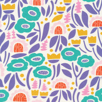 Quilter's Weight Organic Cotton Fabric, Plant Wisdom - Cloud9 - 1/2 yard